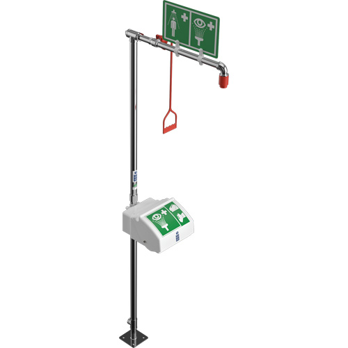Combination Shower with Closed ABS Bowl & Bottom Inlet, Pedestal Nassau Supply