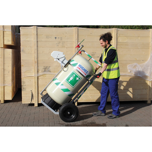Mobile Self-Contained Emergency Safety Shower with Eye & Face Wash, 30 gal. Capacity, Meets None Nassau Supply