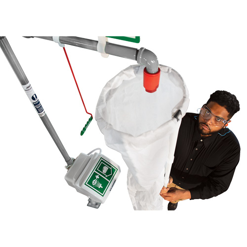Safety Shower Test Kit with Bucket & Shower Sock Nassau Supply