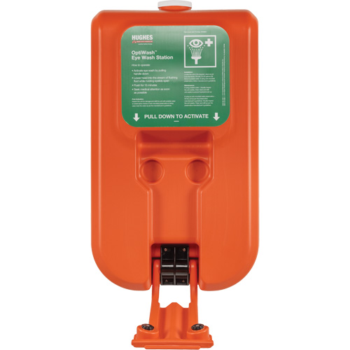 Poste de douche oculaire portable autonome, Aliment&eacute; par gravit&eacute;, Capacit&eacute; 10 gal., Conformit&eacute; ANSI Z358.1 Nassau Supply