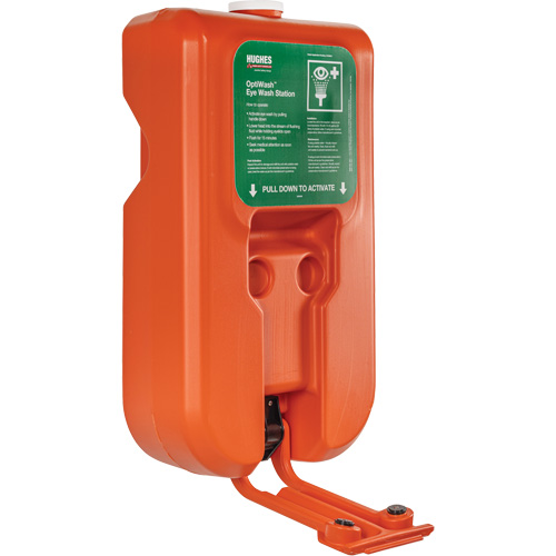 Poste de douche oculaire portable autonome, Aliment&eacute; par gravit&eacute;, Capacit&eacute; 10 gal., Conformit&eacute; ANSI Z358.1 Nassau Supply