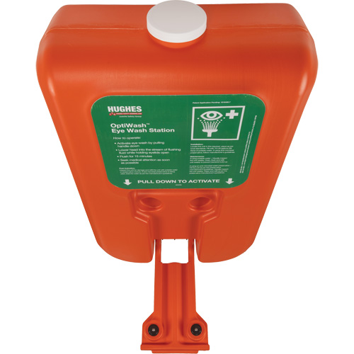 Poste de douche oculaire portable autonome, Aliment&eacute; par gravit&eacute;, Capacit&eacute; 10 gal., Conformit&eacute; ANSI Z358.1 Nassau Supply