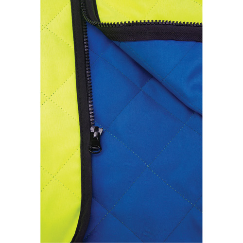 Evaporative Cooling Vest, Medium, High Visibility Lime-Yellow Nassau Supply