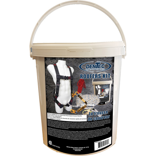 Koala Behr Roofer's Kit with 25' Rope, CSA Certified, Class A, Large/Medium/X-Large, 310 lbs. Cap. Nassau Supply