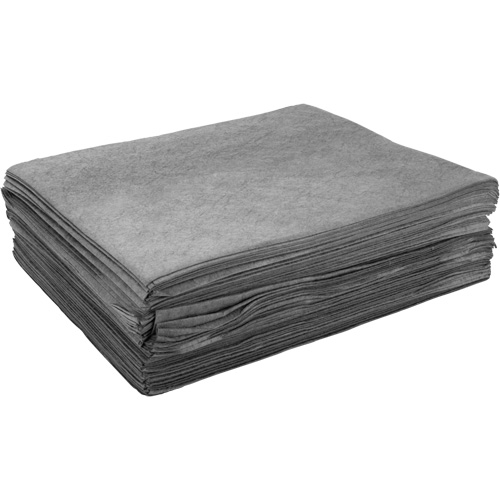 Meltblown Sorbent Pads, Universal, 15" x 19", 8 gal. Absorbancy Nassau Supply