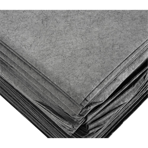 Meltblown Sorbent Pads, Universal, 15" x 19", 8 gal. Absorbancy Nassau Supply