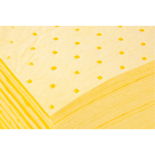 Bonded Sorbent Pads, Hazmat, 15" x 19", 8 gal. Absorbancy Nassau Supply