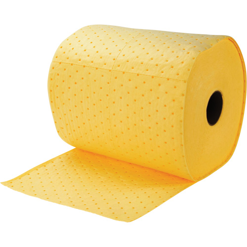 Rouleaux absorbants li&eacute;es, Poids moyen, 150' lo x 15" la, Absorption 8 gal. Nassau Supply