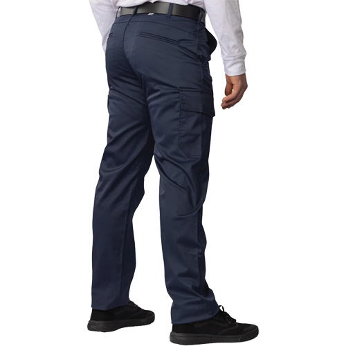 Pantalon cargo Big Flex, Poly-coton/Spandex, Bleu marin, Taille 28 Nassau Supply