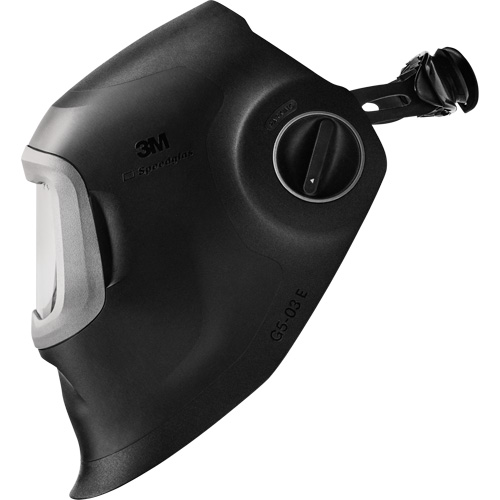 Speedglas G5-03 E Welding Helmet 09-0100-20 with G5NC ADF, 4.2" L x 2.1" W View Area, 3/5/8 - 12 Shade Range, Black Nassau Supply