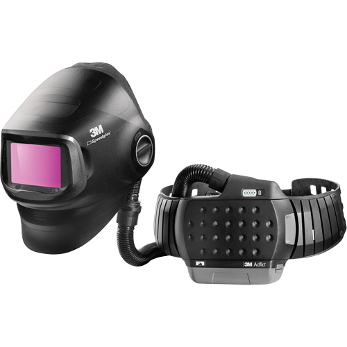 Speedglas G5-01 Heavy-Duty Welding Helmet with Adflo PAPR Assembly, Welding Helmet, Lithium-Ion Battery Nassau Supply