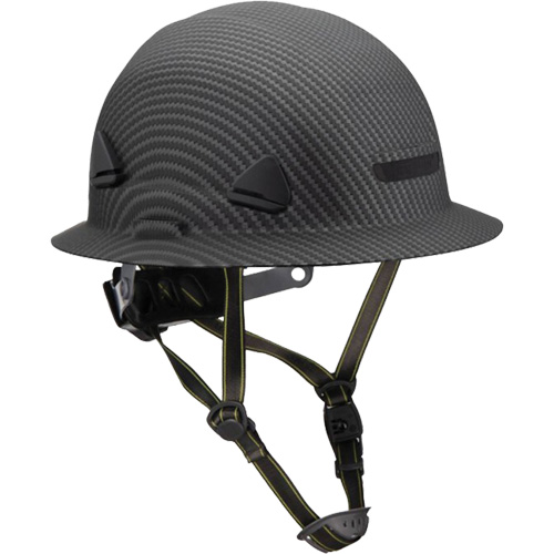 Casque Fibre Metal de style escalade avec bordure compl&egrave;te, R&eacute;pond aux normes CSA type 2, Suspension Rochet, Non ventil&eacute; Nassau Supply