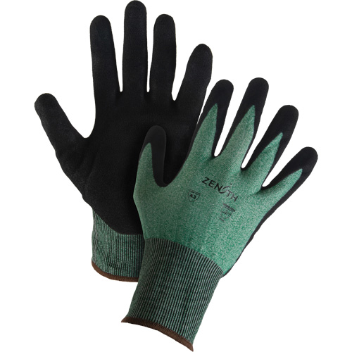 Lightweight High-Dexterity Cut-Resistant Gloves, Size 10, 21 Gauge, Foam Nitrile Coated, Stainless Steel/HPPE Shell, ASTM ANSI Level A3 Nassau Supply