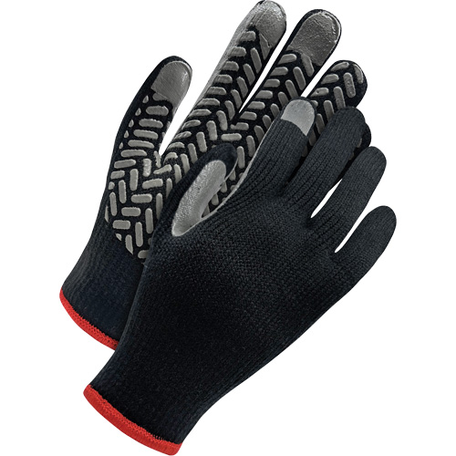 Deny&reg; Acrylic Glove with PVC Grip, Size Medium Nassau Supply