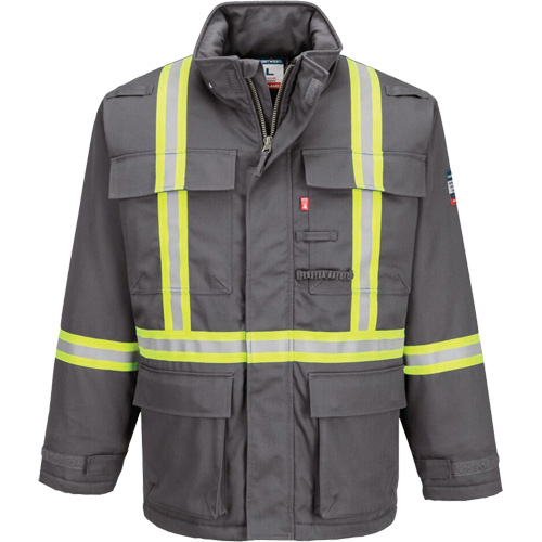 Parka dhiver isol&eacute;e 88/12 Bizflame, Gris, Moyen (grande taille) Nassau Supply