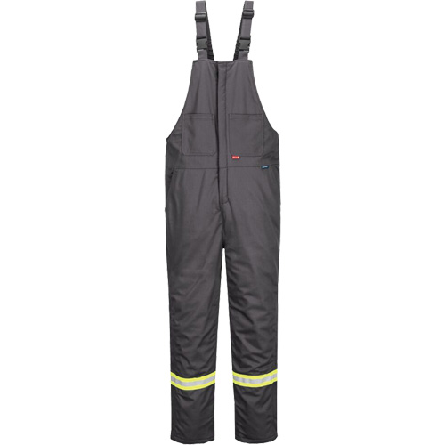 Pantalon &agrave; bavette isol&eacute; 88/12 Bizflame, Coton/Nylon, Petit, Gris Nassau Supply