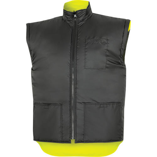 Parka de s&eacute;curit&eacute; d'hiver imperm&eacute;able 7-en-1 5057 Pioneer Yukon, Polyester, Noir/Jaune lime haute visibilit&eacute;, T-petit Nassau Supply