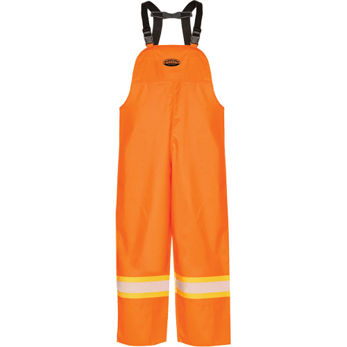 R805 Hurricane Bib Pants, Small, High Visibility Orange Nassau Supply