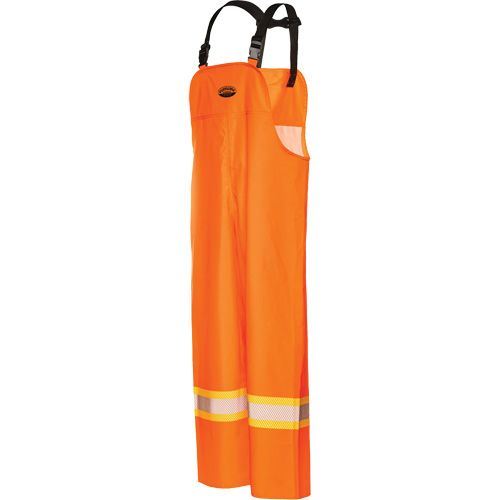 R805 Hurricane Bib Pants, Small, High Visibility Orange Nassau Supply