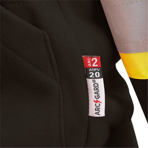 Heavyweight Safety Hoodie, Women's, X-Small, Black Nassau Supply