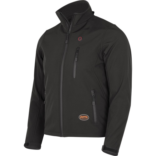 Veste chauffante Softshell, Hommes, Petit, Noir Nassau Supply