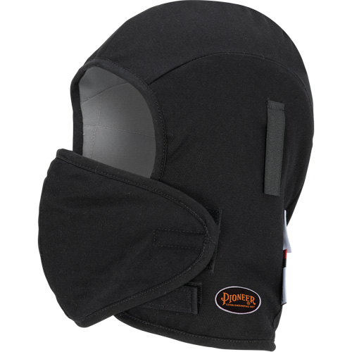 Doublure matelass&eacute;e ignifug&eacute;e Pioneer 766A pour casque de s&eacute;curit&eacute; avec embout buccal amovible, Noir/Gris, Coton/FR-Tech/Modacrylique/Nylon Nassau Supply