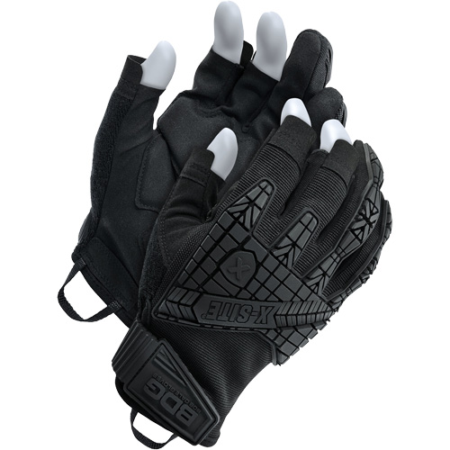 Gants de d&eacute;clenchement r&eacute;sistants aux chocs X-Site, Paume Su&egrave;de, Taille T-petit Nassau Supply