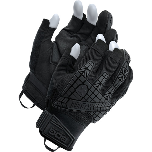 X-Site&reg; Impact Trigger Finger Gloves, Suede Palm, Size X-Large Nassau Supply