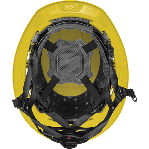 BOLT Full Brim Safety Helmet, Meets CSA Type 2, Ratchet Suspension, Non-Vented Nassau Supply