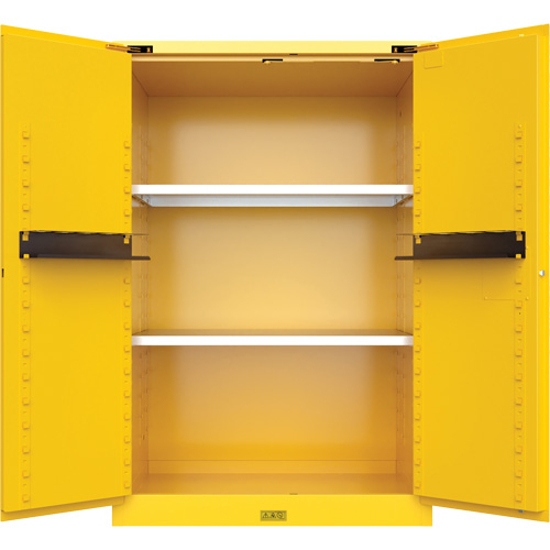 Armoire de s&eacute;curit&eacute; pour produits inflammables Utili-Guard+, 45 gal., 2 Porte(s), 43" La x 65" h x 22" p Nassau Supply