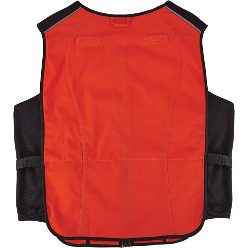 Veste de refroidissement &agrave; changement de phase l&eacute;g&egrave;re avec sachets de recharge Chill-Its 6260, Petit/Moyen, Orange Nassau Supply