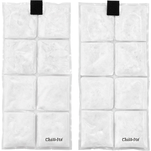 Veste de refroidissement &agrave; changement de phase l&eacute;g&egrave;re avec sachets de recharge Chill-Its 6260, Petit/Moyen, Orange Nassau Supply