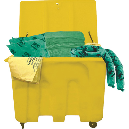 SPC&reg; HazWik&reg; Chemical Truck Spill Kits, Hazmat, Bin, 160 US gal. Absorbancy Nassau Supply