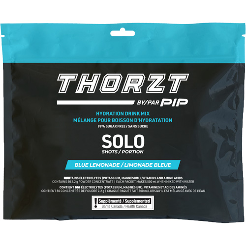 THORZT Sugar-Free Solo Shot Hydration Drink Mix, Single Serve, Blue Lemonade Nassau Supply