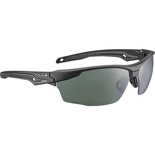 Tryon BSSI Ballistic Safety Glasses, Grey Lens, Anti-Fog/Anti-Scratch/Polarized, ANSI Z87+ Nassau Supply