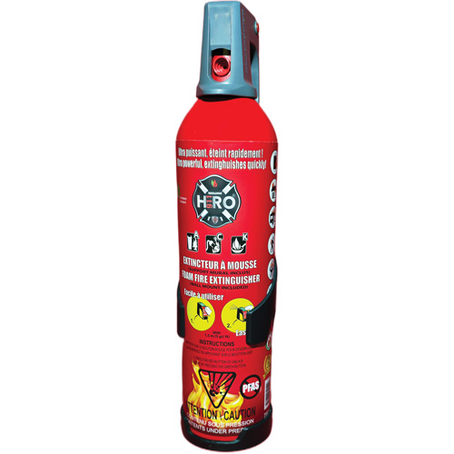 Extincteur Hero 911 sans PFAS, ACK, Capacit&eacute; 750 ml Nassau Supply