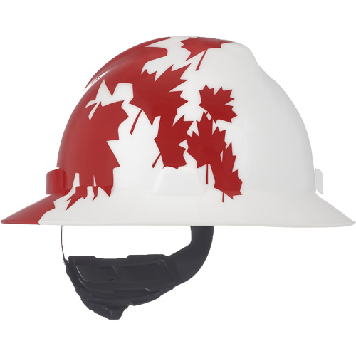 Casque de protection V-Gard &agrave; fentes s&eacute;rie Canadian Freedom, Suspension Rochet, Non ventil&eacute; Nassau Supply
