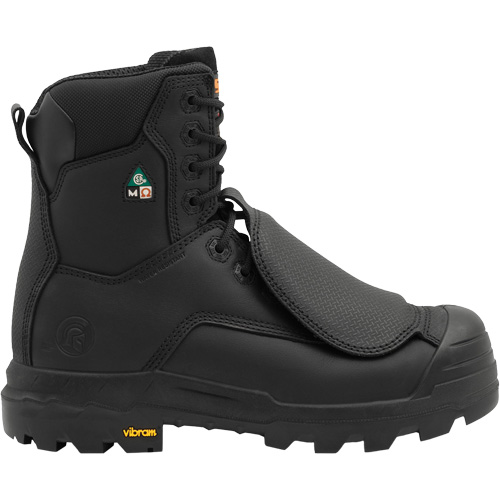 Vulcan Work Boots with External Metguard, Leather, Size 8, Impermeable Nassau Supply
