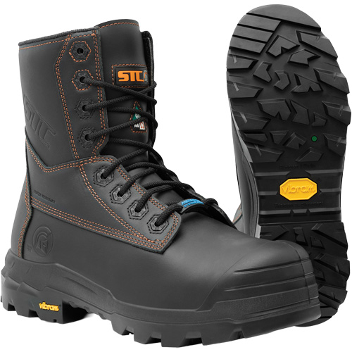 Bottes de travail Metpro Flex avec protecteur m&eacute;tatarsien, Cuir, Taille 9, Imperm&eacute;able Nassau Supply
