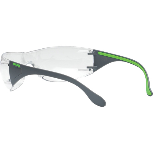 Lunettes de s&eacute;curit&eacute; gris/vert Adapt Lite, Lentille Transparent, Antibu&eacute;e/Anti-&eacute;gratignures, ANSI Z87+/R&eacute;pond ou surpasse la norme CSA Z94.3 Nassau Supply