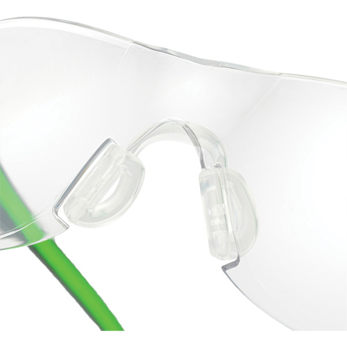 Lunettes de s&eacute;curit&eacute; gris/vert Adapt Lite, Lentille Transparent, Antibu&eacute;e/Anti-&eacute;gratignures, ANSI Z87+/R&eacute;pond ou surpasse la norme CSA Z94.3 Nassau Supply