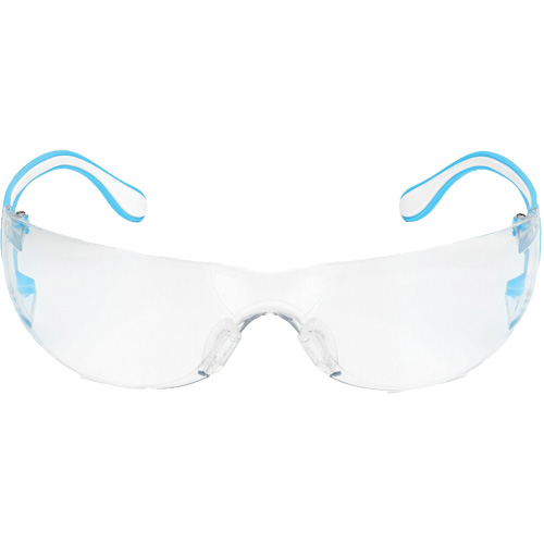 Lunettes de s&eacute;curit&eacute; bleu/blanc Adapt Lite, Lentille Transparent, Antibu&eacute;e/Anti-&eacute;gratignures, ANSI Z87+/R&eacute;pond ou surpasse la norme CSA Z94.3 Nassau Supply