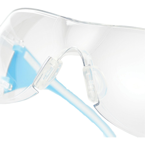 Lunettes de s&eacute;curit&eacute; bleu/blanc Adapt Lite, Lentille Transparent, Antibu&eacute;e/Anti-&eacute;gratignures, ANSI Z87+/R&eacute;pond ou surpasse la norme CSA Z94.3 Nassau Supply