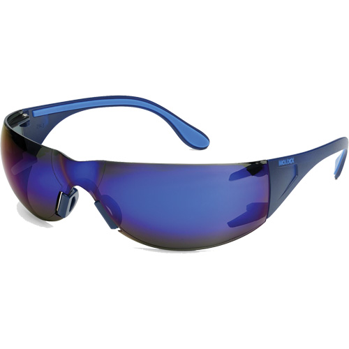 Adapt Lite Safety Glasses, Blue Mirror Lens, Anti-Fog/Anti-Scratch, ANSI Z87+/Meets/Exceeds CSA Z94.3 Nassau Supply