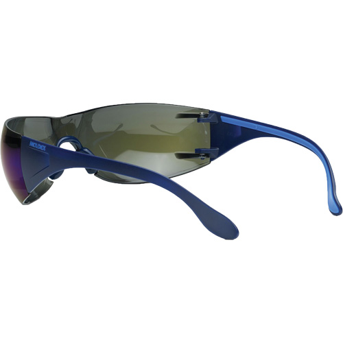 Adapt Lite Safety Glasses, Blue Mirror Lens, Anti-Fog/Anti-Scratch, ANSI Z87+/Meets/Exceeds CSA Z94.3 Nassau Supply