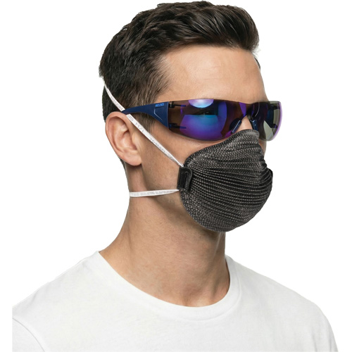 Adapt Lite Safety Glasses, Blue Mirror Lens, Anti-Fog/Anti-Scratch, ANSI Z87+/Meets/Exceeds CSA Z94.3 Nassau Supply