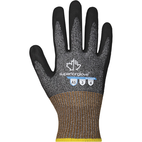 Gants minces r&eacute;sistants &agrave; la coupe PRO S13TAXFN, Taille 11, Calibre 13, Rev&ecirc;tement Mousse de nitrile, Enveloppe en TenActiv, ASTM ANSI niveau A5 Nassau Supply