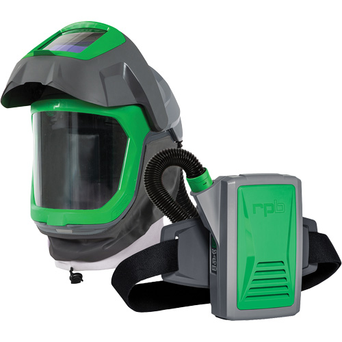 Z-Link Respirator Helmet with Face Seal, Visor & Belt Mount, Facepiece Respirator/Welding Helmet, Lithium-Ion Battery Nassau Supply