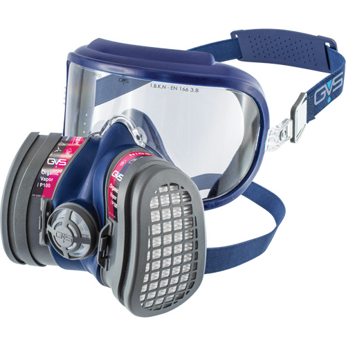 Elipse Integra&reg; Low Profile OV-P100 NIOSH Respirator with Replacement Filters, Elastomer/Thermoplastic, Medium/Large Nassau Supply