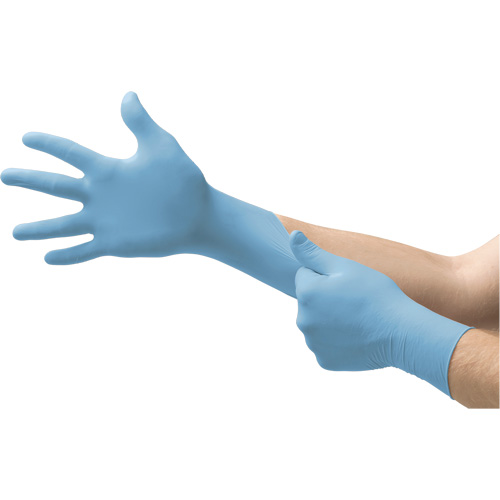 MICROFLEX 92-134 Versatility Disposable Gloves, 8.5/9/Large, Nitrile, 2.76-mil/3.94-mil, Powder-Free, Blue, Class 2 Nassau Supply